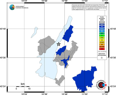 Mappa EMS - territori comuni