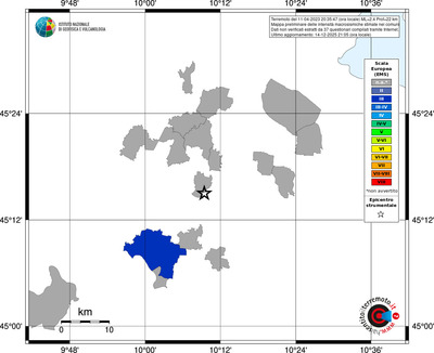 Mappa EMS - territori comuni
