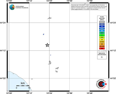 Mappa MCS - territori località