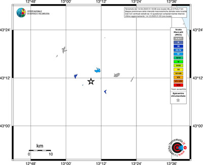 Mappa MCS - territori località