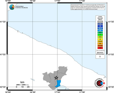 Mappa MCS - territori comuni