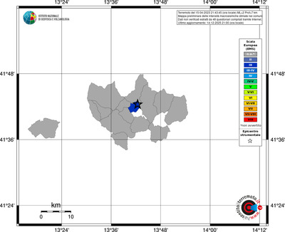 Mappa EMS - territori comuni