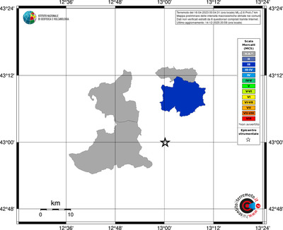 Mappa MCS - territori comuni