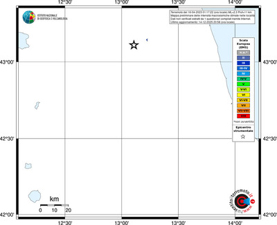 Mappa EMS - territori località