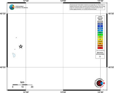 Mappa MCS - territori località