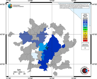 Mappa MCS - territori comuni
