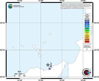 Mappa EMS - territori località