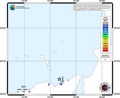 Mappa EMS - territori località
