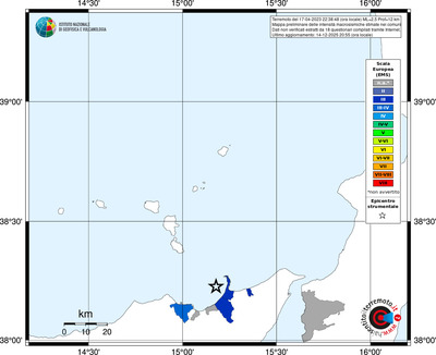 Mappa EMS - territori comuni
