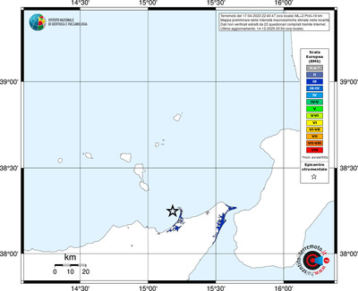 Mappa EMS - territori località