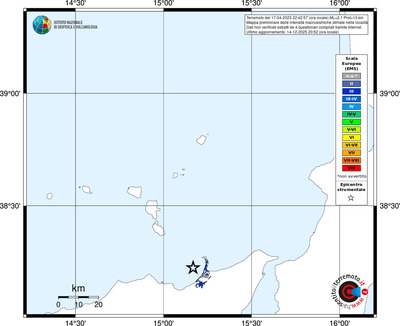 Mappa EMS - territori località