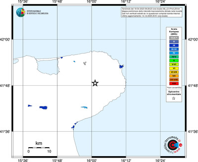 Mappa EMS - territori località