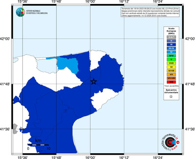 Mappa EMS - territori comuni