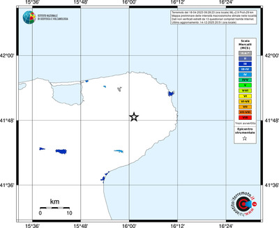 Mappa MCS - territori località