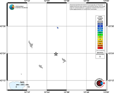 Mappa EMS - territori località