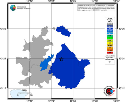 Mappa EMS - territori comuni