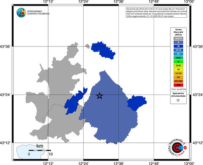 Mappa MCS - territori comuni