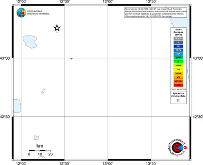 Mappa EMS - territori località