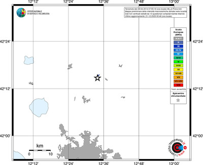 Mappa EMS - territori località