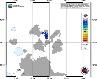 Mappa EMS - territori comuni