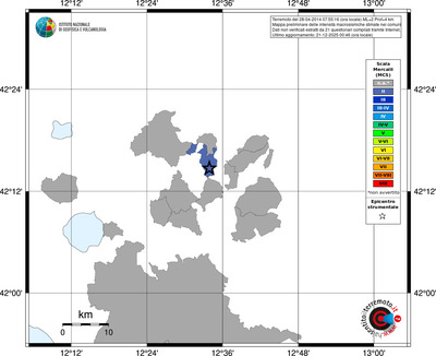 Mappa MCS - territori comuni
