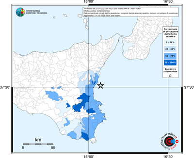 Mappa territorio comunale con almeno 3 questionari