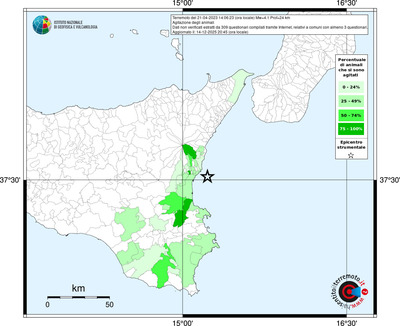 Mappa territorio comunale con almeno 3 questionari
