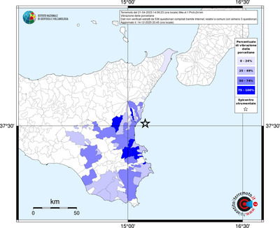 Mappa territorio comunale con almeno 3 questionari
