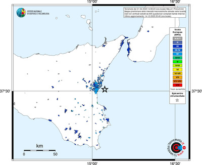 Mappa EMS - territori località