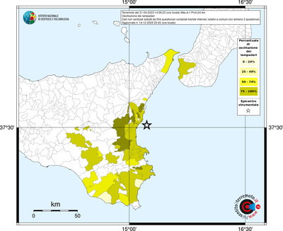 Mappa territorio comunale con almeno 3 questionari