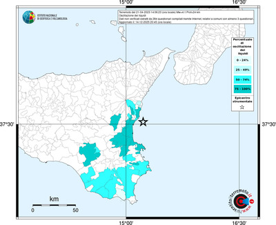 Mappa territorio comunale con almeno 3 questionari