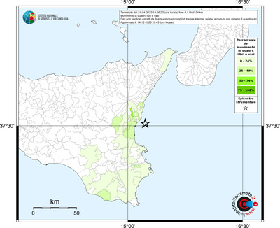 Mappa territorio comunale con almeno 3 questionari