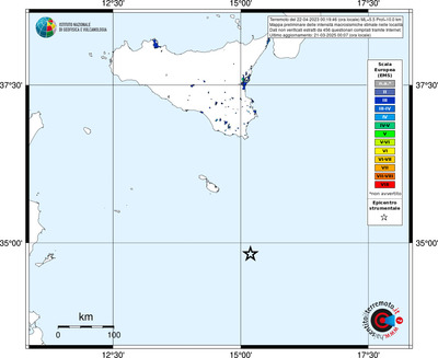 Mappa EMS - territori delle località