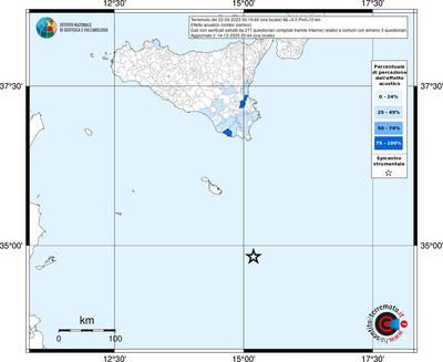 Mappa territorio comunale con almeno 3 questionari