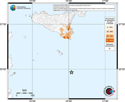 Mappa territorio comunale con almeno 3 questionari