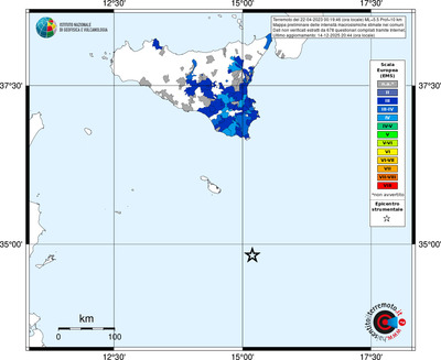 Mappa EMS - territori comuni
