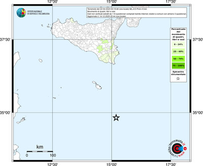 Mappa territorio comunale con almeno 3 questionari