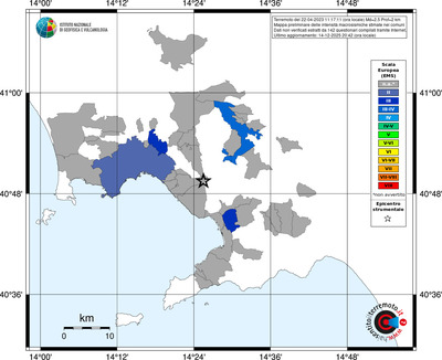 Mappa EMS - territori comuni