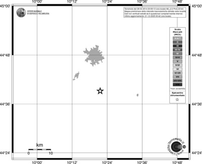 Mappa MCS - territori località
