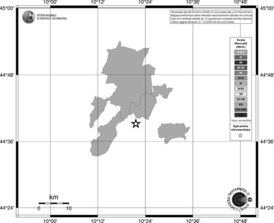Mappa MCS - territori comuni