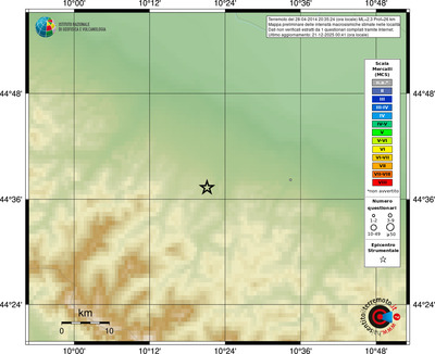 Mappa MCS - località