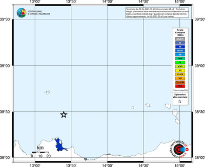 Mappa EMS - territori località