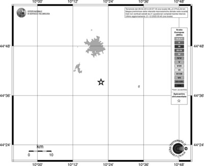 Mappa EMS - territori località