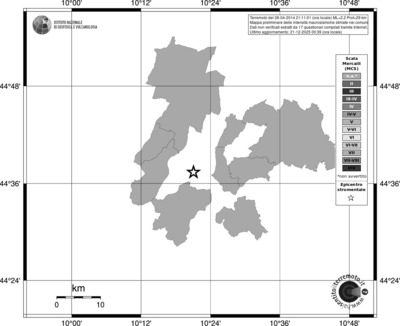 Mappa MCS - territori comuni