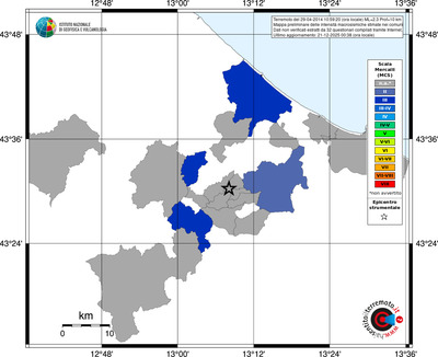 Mappa MCS - territori comuni
