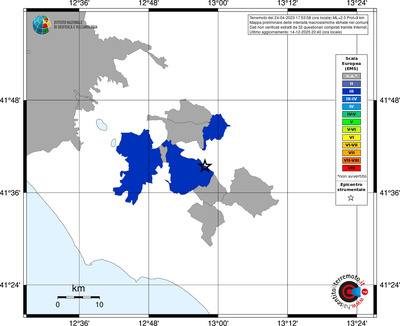 Mappa EMS - territori comuni