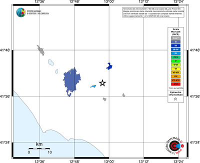 Mappa MCS - territori località