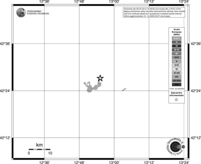 Mappa EMS - territori località