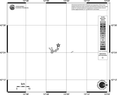 Mappa MCS - territori località