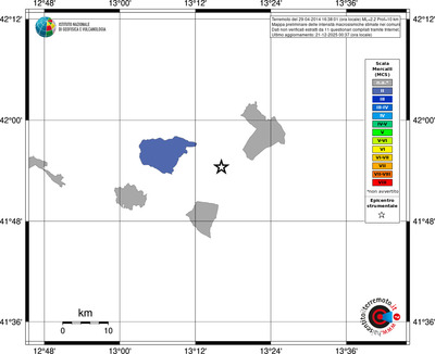 Mappa MCS - territori comuni